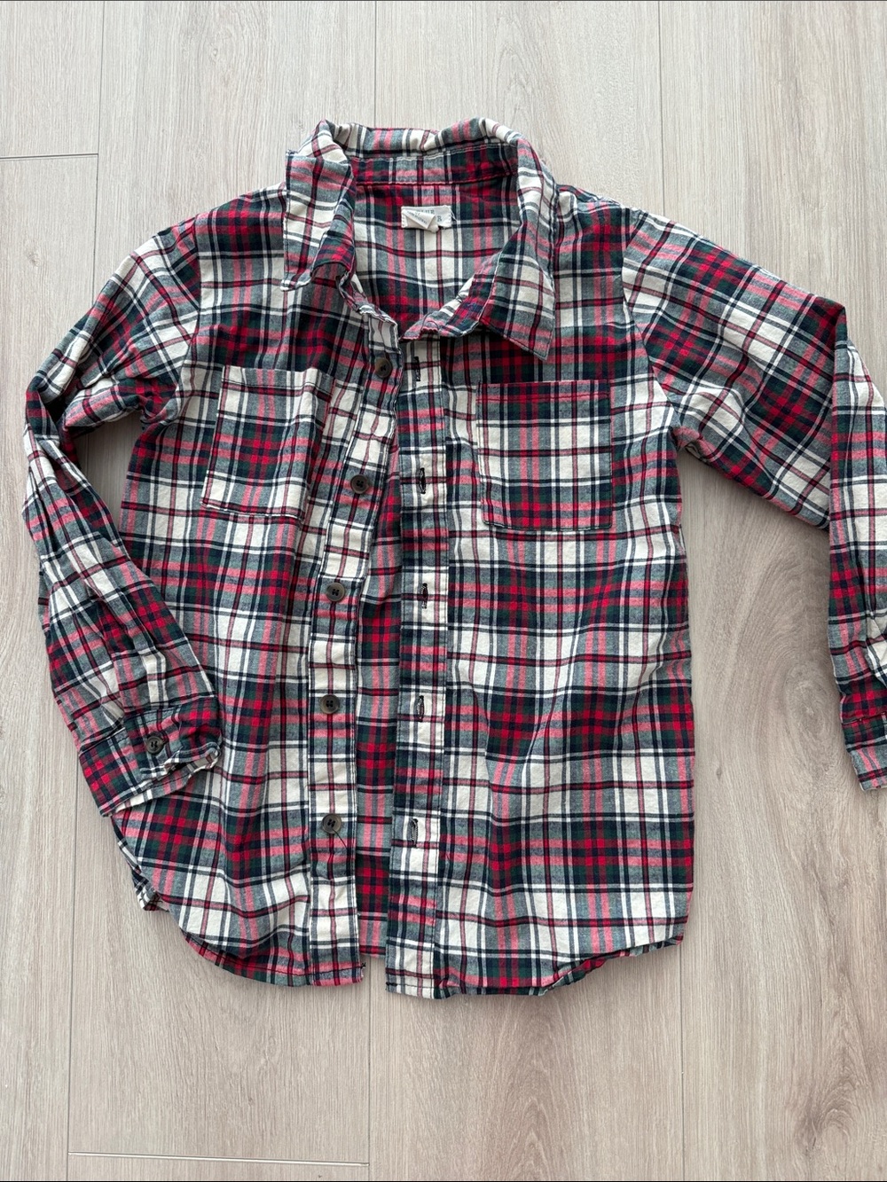 Kids Plaid Button-Up Shirt